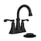 Keeney Mfg Dual Handle Bathroom Faucet with Pop-Up Drain, Oil Rubbed Bronze RUS74WORB - alternate 1